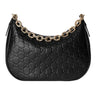Gucci GG Emblem Small Top Handle Bag Black