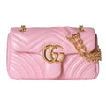 Gucci GG Marmont Small Shoulder Bag Pink