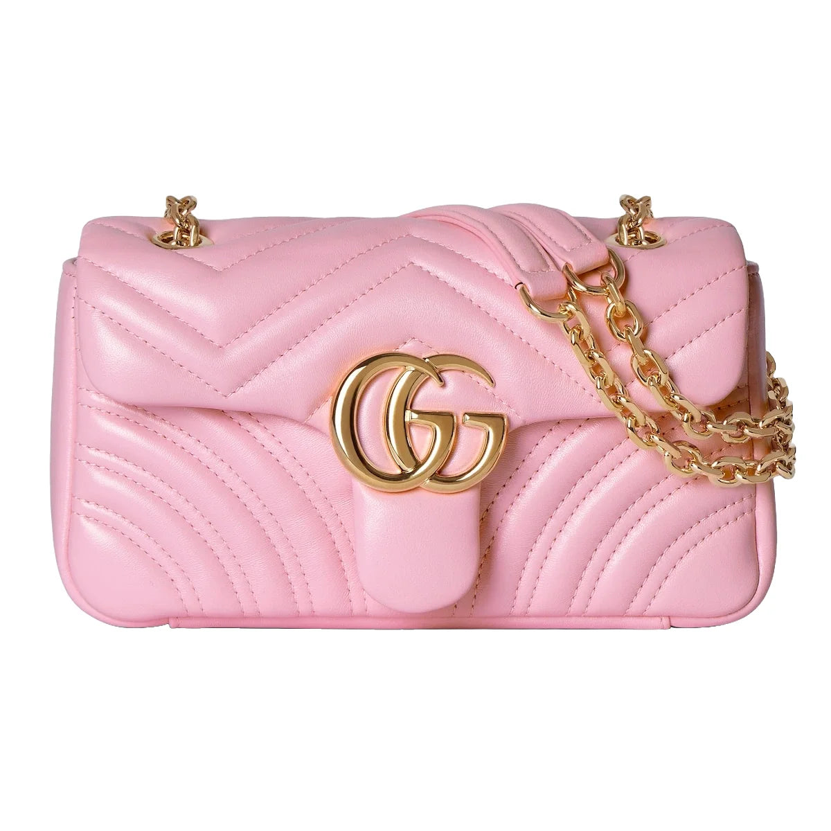 Gucci GG Marmont Small Shoulder Bag Pink