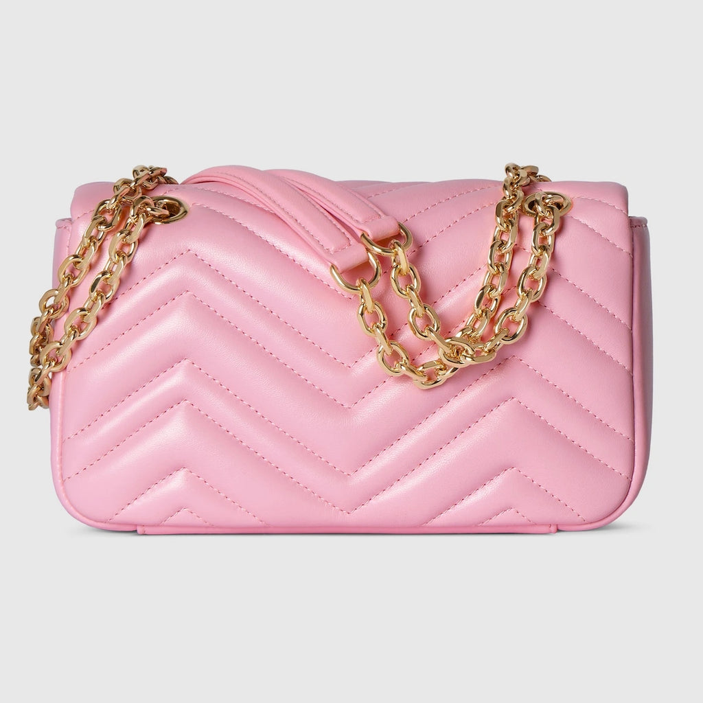 Gucci GG Marmont Small Shoulder Bag Pink