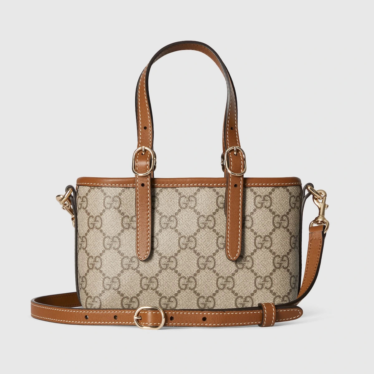 Gucci GG Emblem Mini Bag Beige
