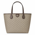 Gucci GG Supreme Medium Tote Bag Beige