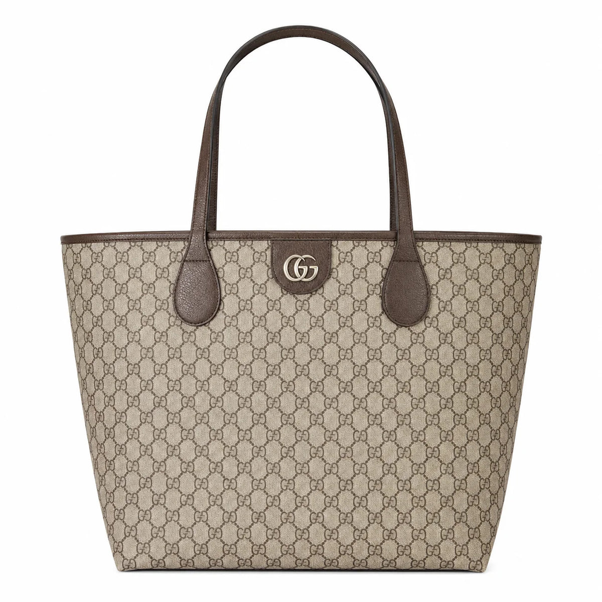 Gucci GG Supreme Medium Tote Bag Beige