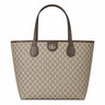 Gucci GG Supreme Medium Tote Bag Beige