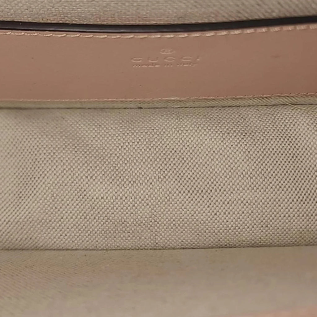 Gucci Matlase Small Top Handle Bag Pink