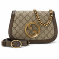 Gucci Brown Supreme Canvas Shoulder Bag