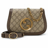 Gucci Brown Supreme Canvas Shoulder Bag