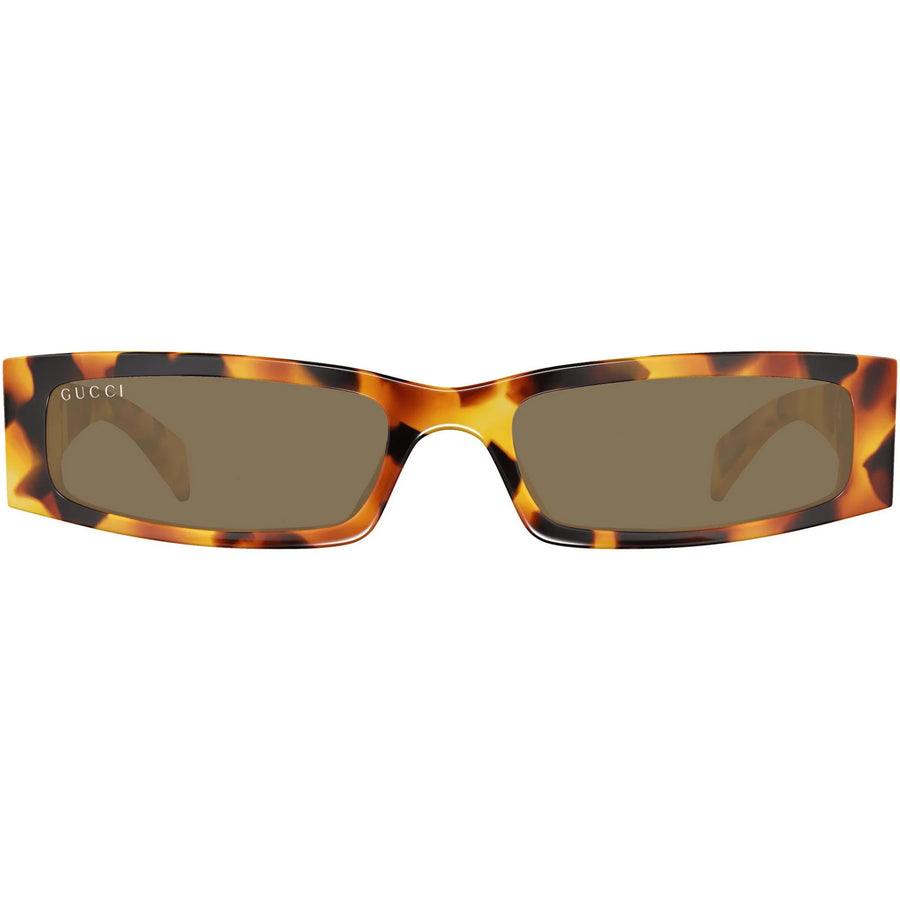 Gucci 1778S 008 Spotted Havana Rectangular Sunglasses