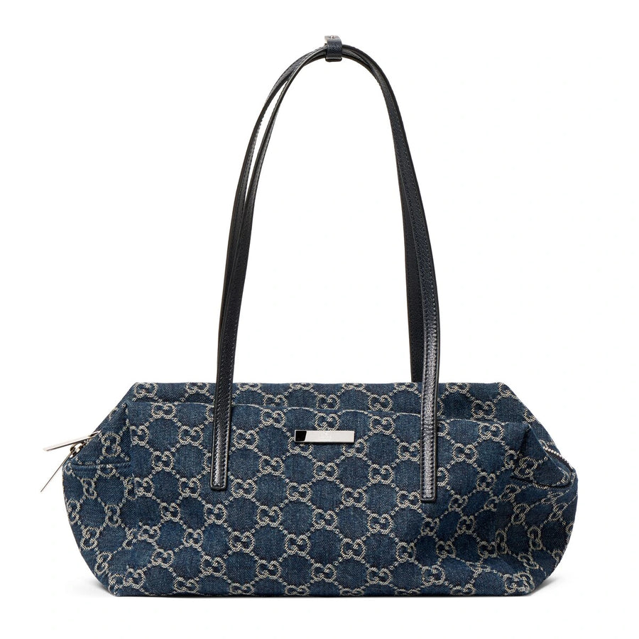 Gucci Melrose Medium Boston Bag Blue