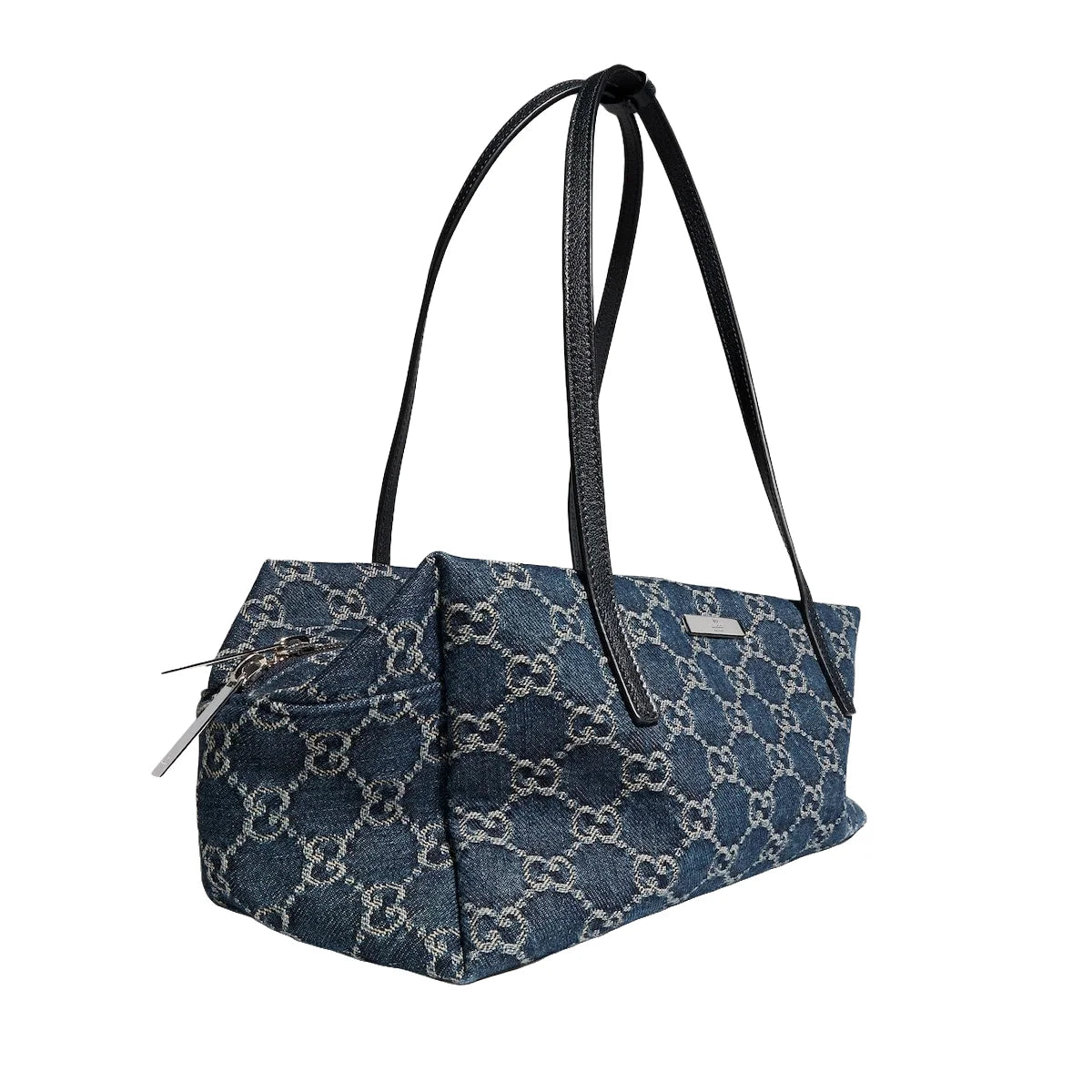 Gucci Melrose Medium Boston Bag Blue