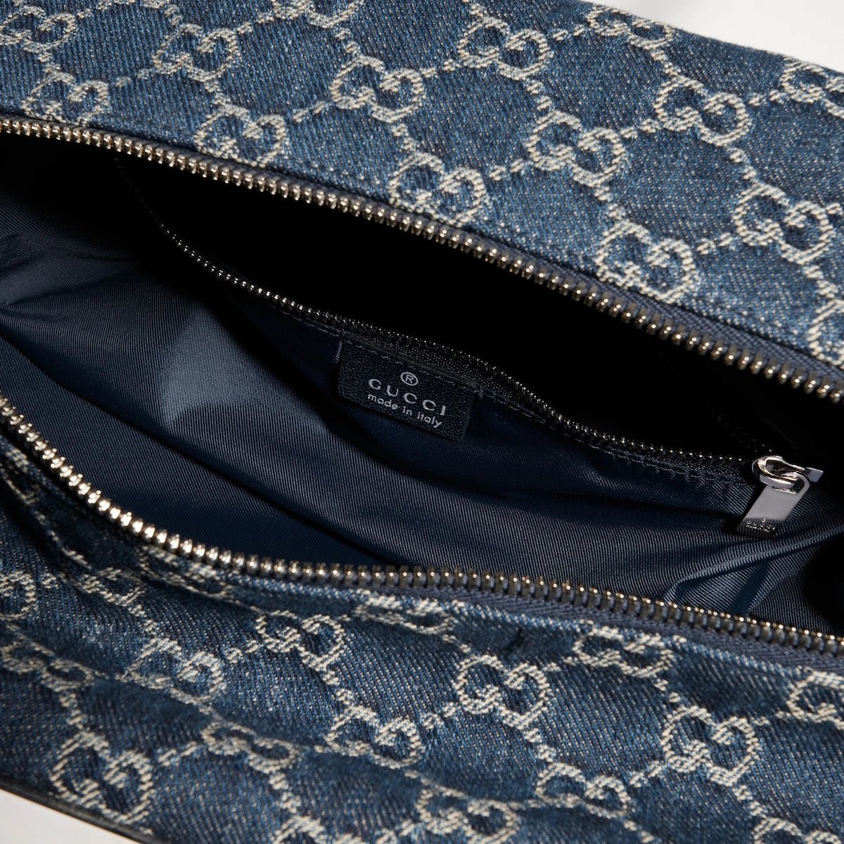 Gucci Melrose Medium Boston Bag Blue