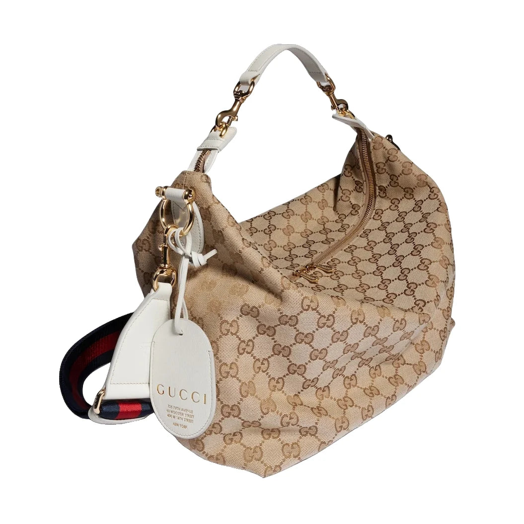 Gucci Brera Medium Crossbody Bag Beige
