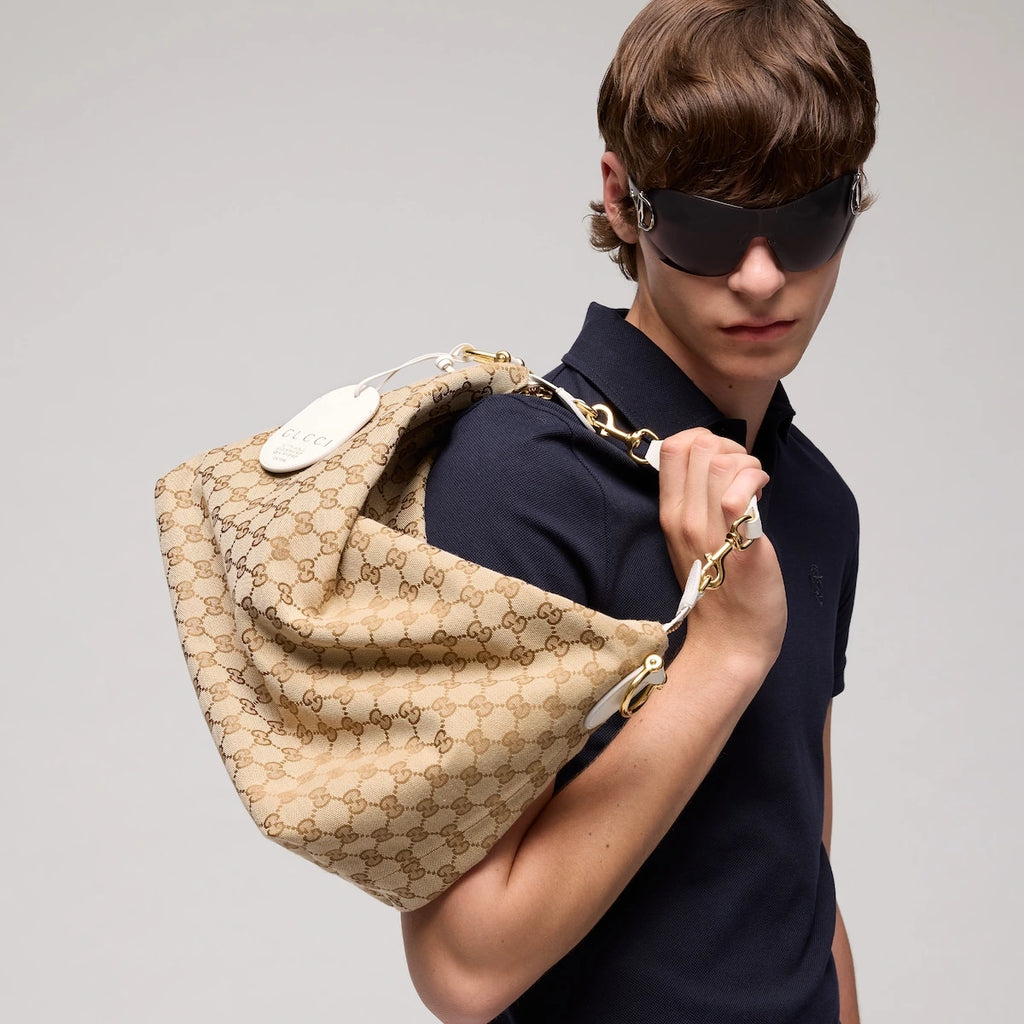 Gucci Brera Medium Crossbody Bag Beige
