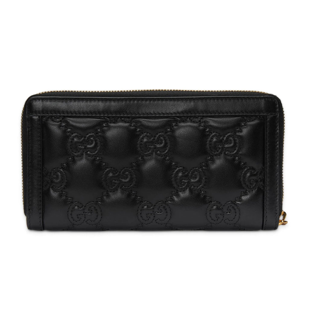 Gucci Matelassé Zip-Around Wallet