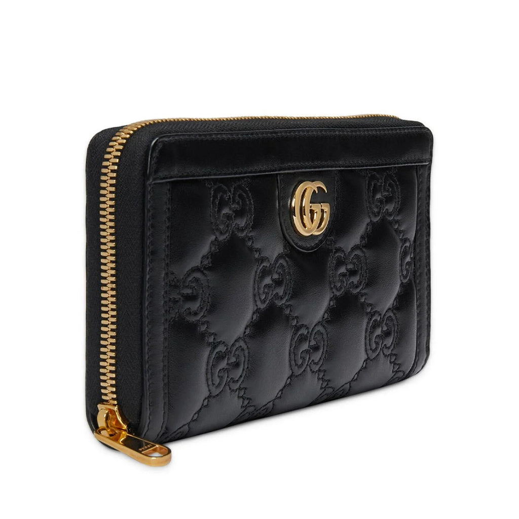 Gucci Matelassé Zip-Around Wallet