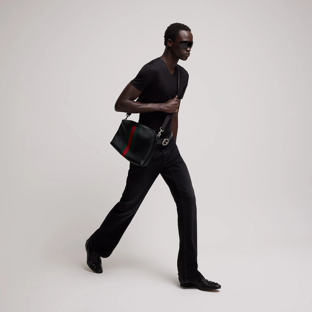 Gucci Web Medium Crossbody Bag