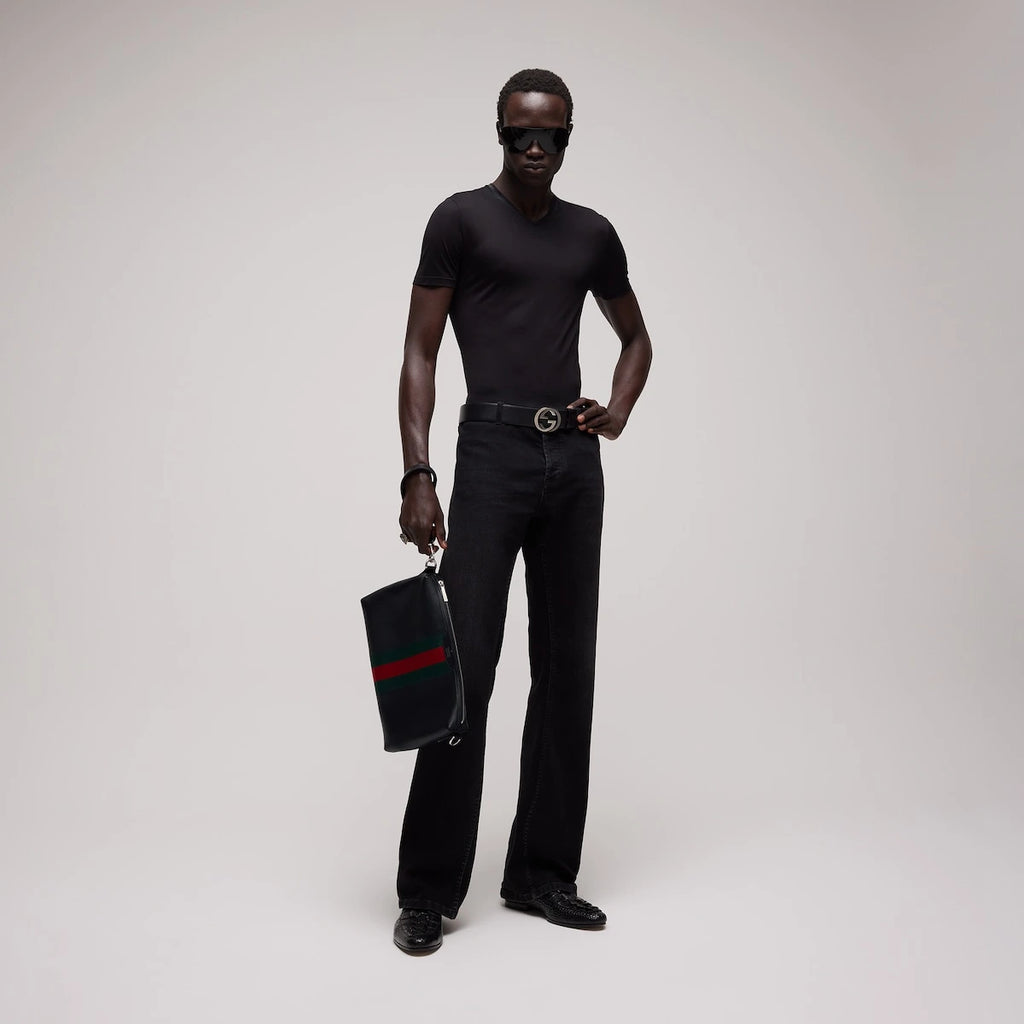 Gucci Web Medium Crossbody Bag