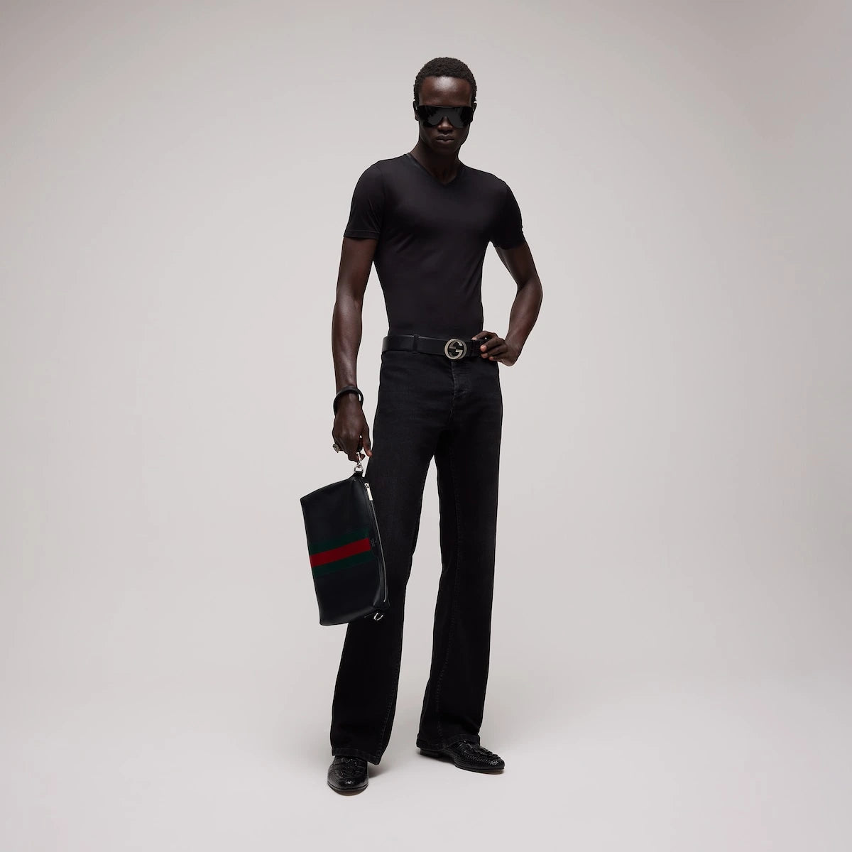 Gucci Web Medium Crossbody Bag
