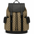 Gucci Beige and Black Soft Supreme Backpack
