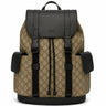 Gucci Beige and Black Soft Supreme Backpack