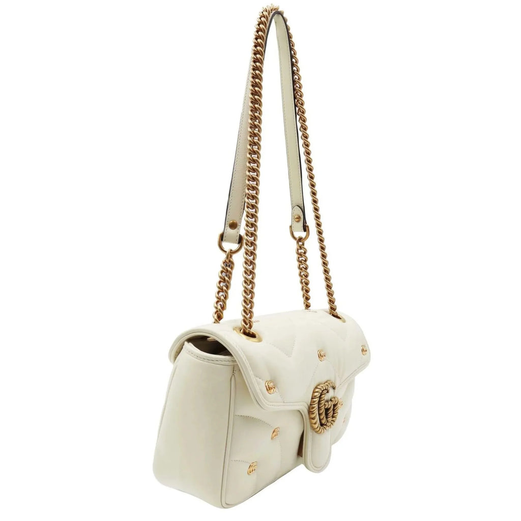 Gucci 2.0 embellished matelassé leather shoulder bag