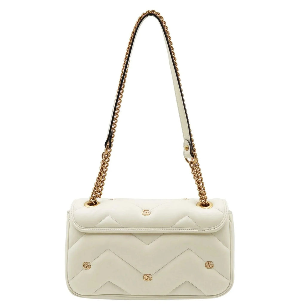 Gucci 2.0 embellished matelassé leather shoulder bag