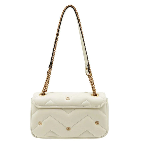 Gucci 2.0 embellished matelassé leather shoulder bag