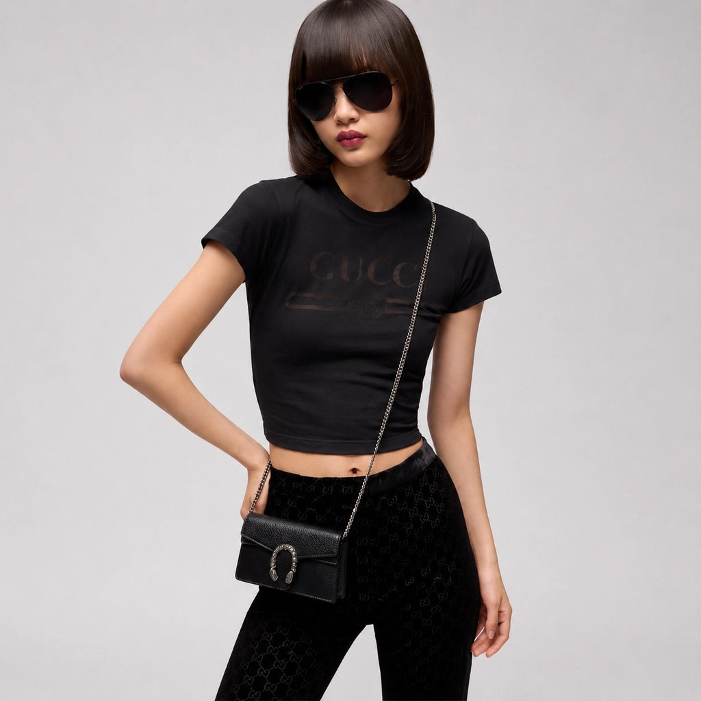 Gucci Dionysus Mini Shoulder Bag Black