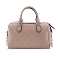 Gucci GG Emblem Medium Boston Bag Blush Pink