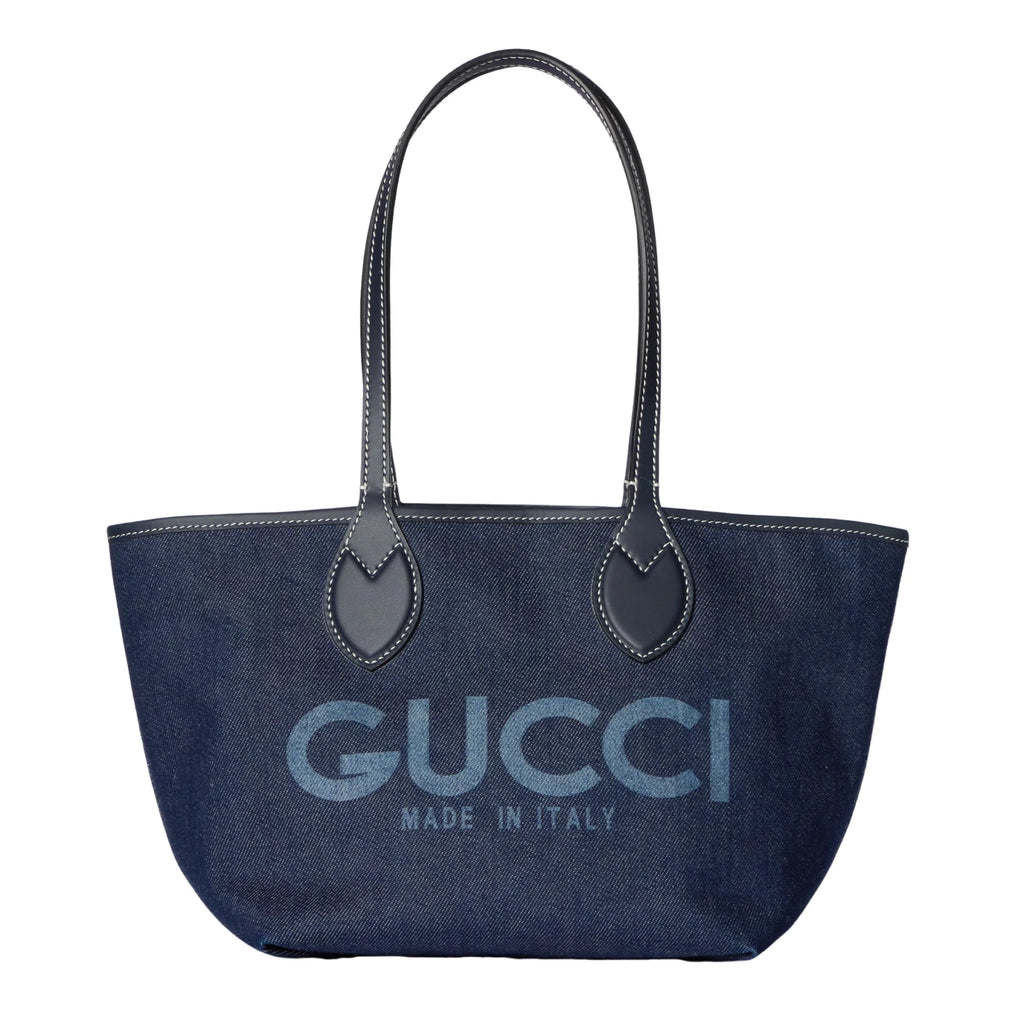 Gucci Small Totissima Reversible Tote Bag Blue