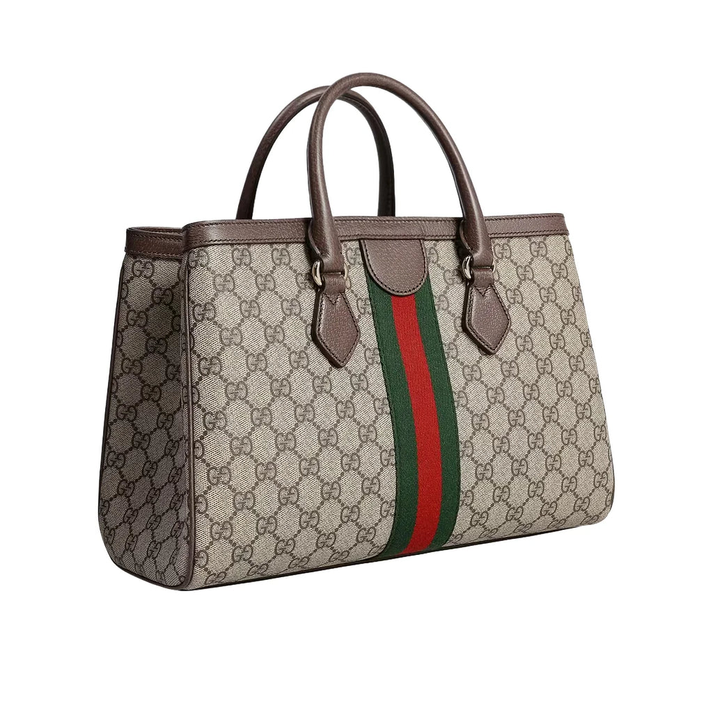 Gucci Ophidia Medium Tote Bag Beige