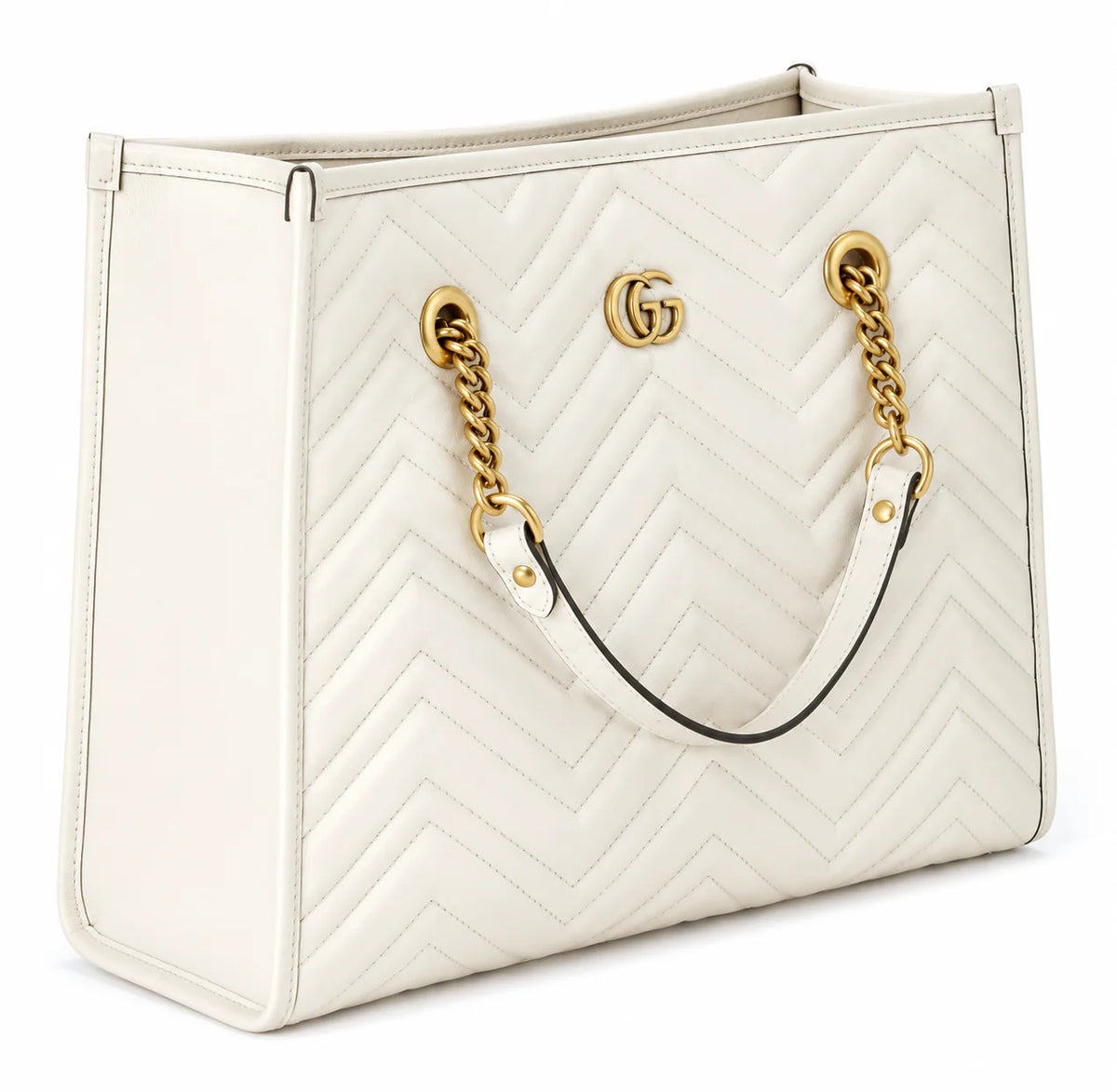 Gucci Medium Matelassé-Leather Tote Bag