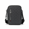 Gucci GG Emblem Vertical Crossbody Bag Grey