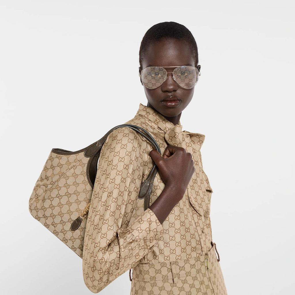 Gucci Mercato Small Tote Bag Beige