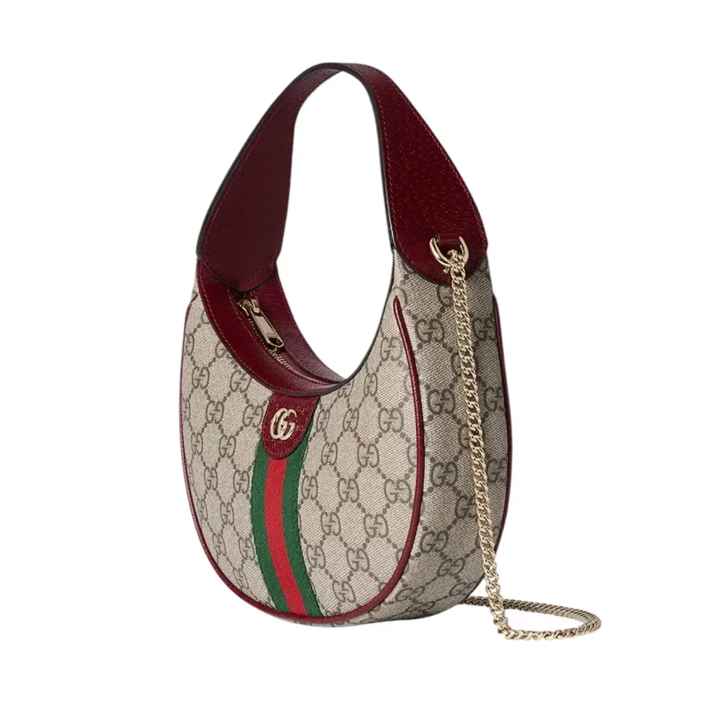 Gucci Ophidia Small Shoulder Bag Beige