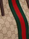 Gucci Tribeca Small Tote Bag Beige Ebony GG Canvas