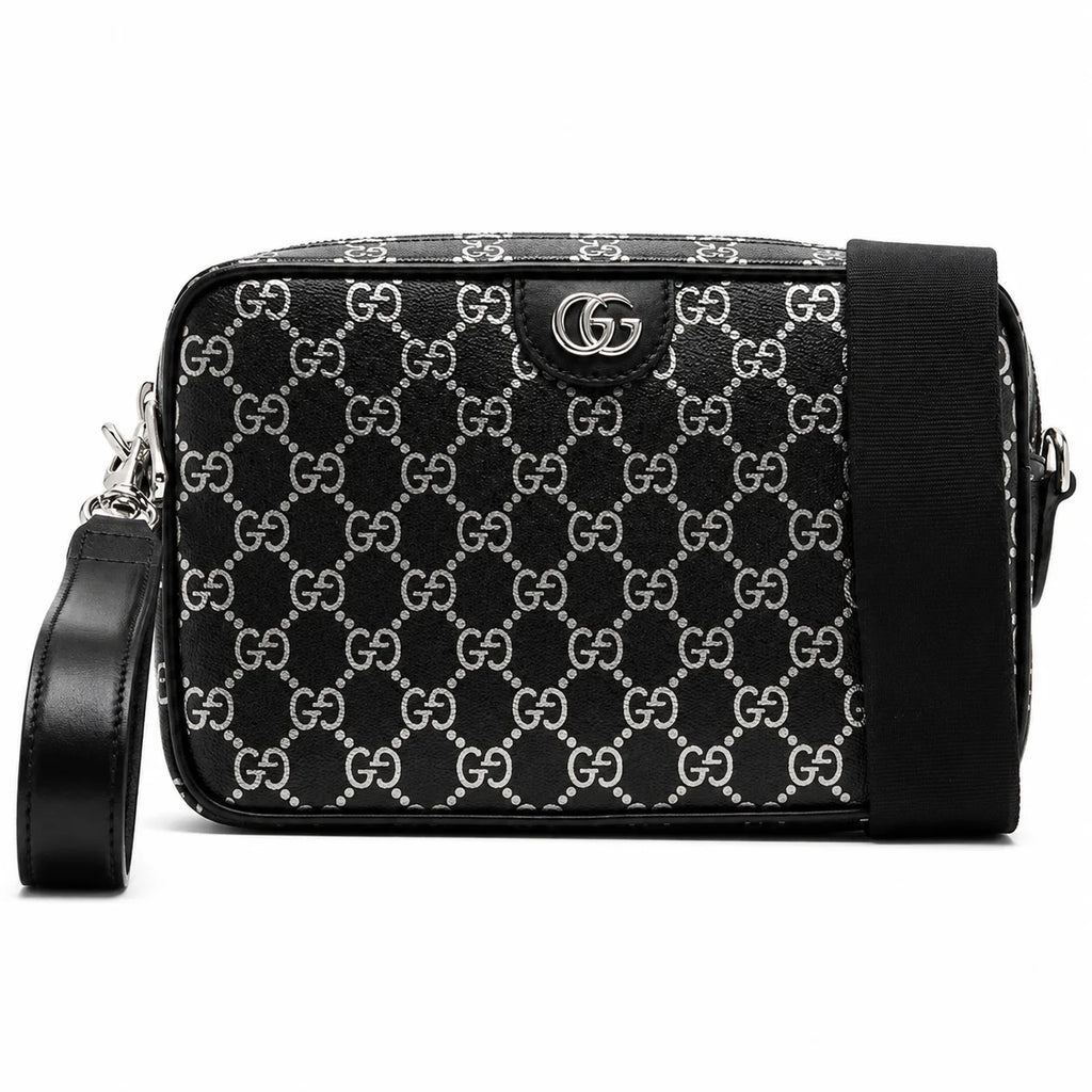 Gucci GG Supreme Messenger Bag Black