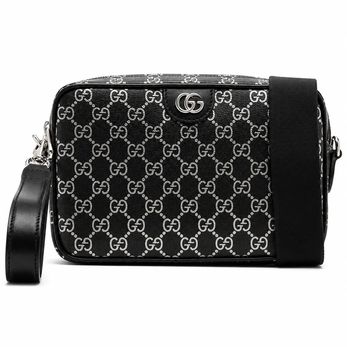 Gucci GG Supreme Messenger Bag Black