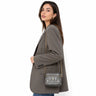 Gucci Grey Matelasse Leather Mini Top Handle Bag