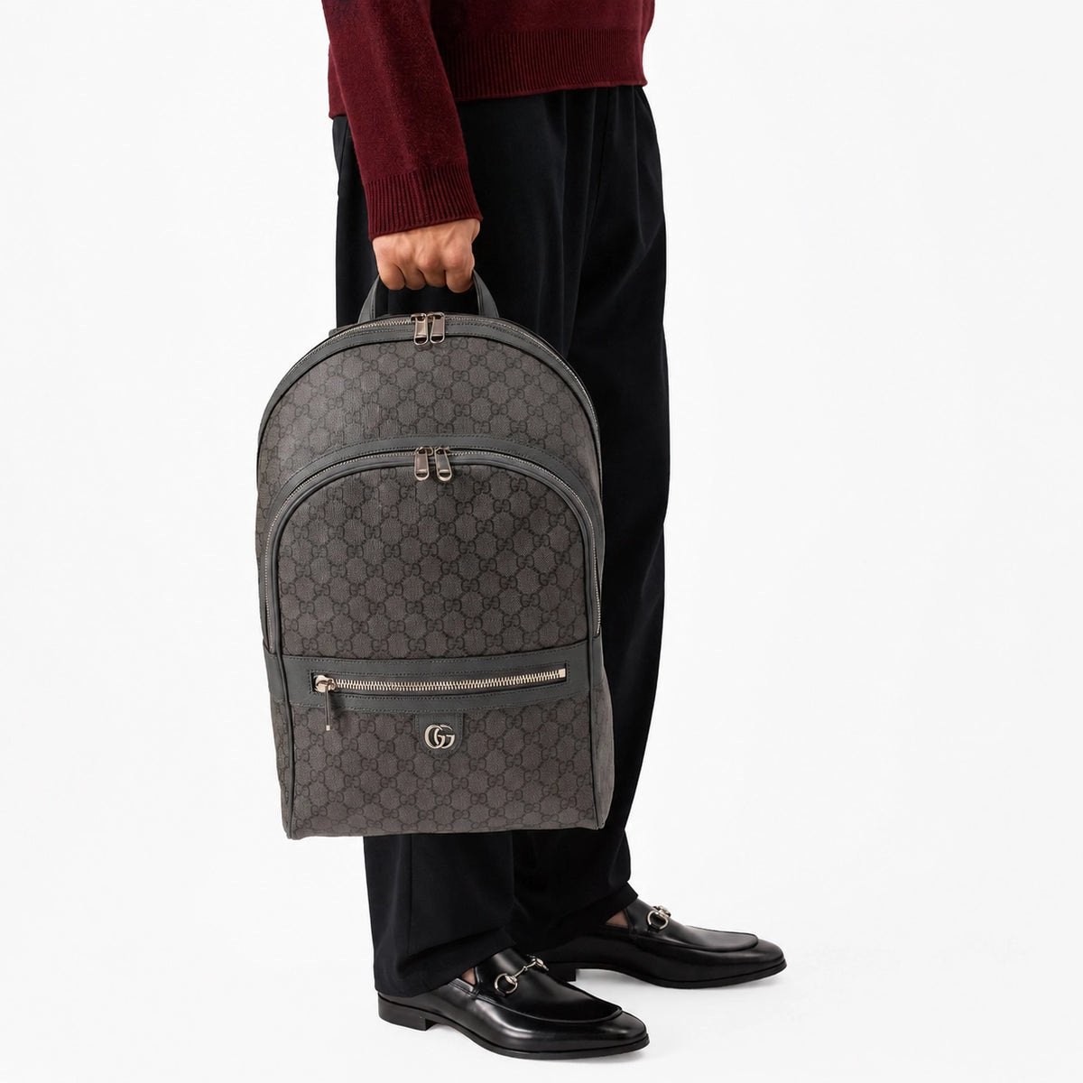 Gucci Ophidia Style Backpack Grey