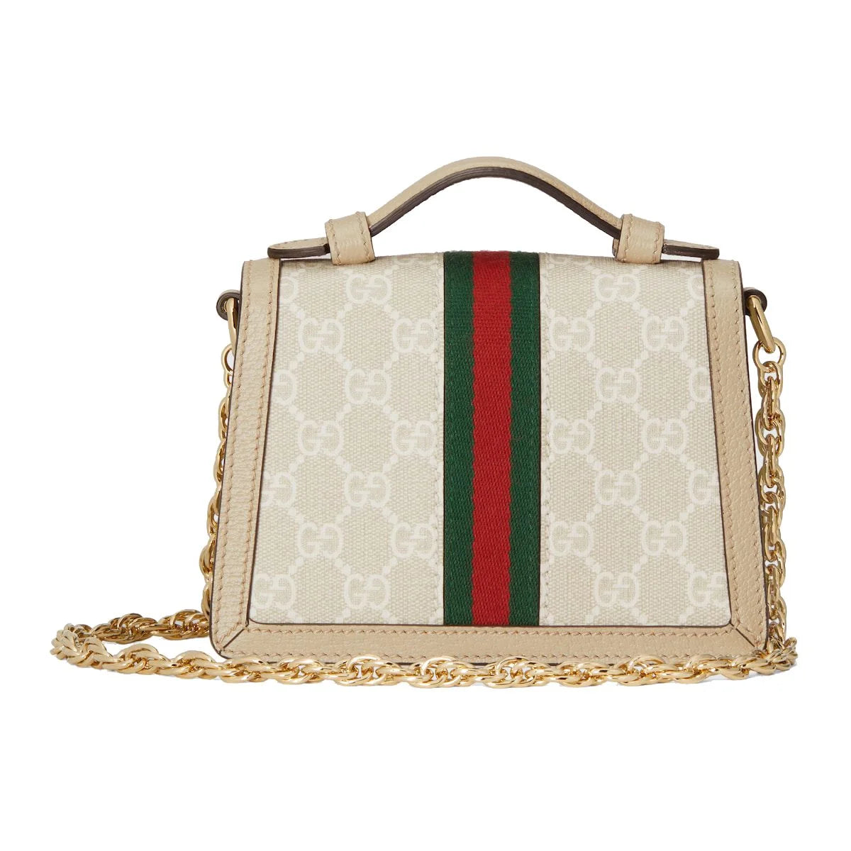Gucci Ophidia GG Supreme Top Handle Bag Beige