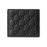Gucci GG Emblem Card Case Black Leather Model 1