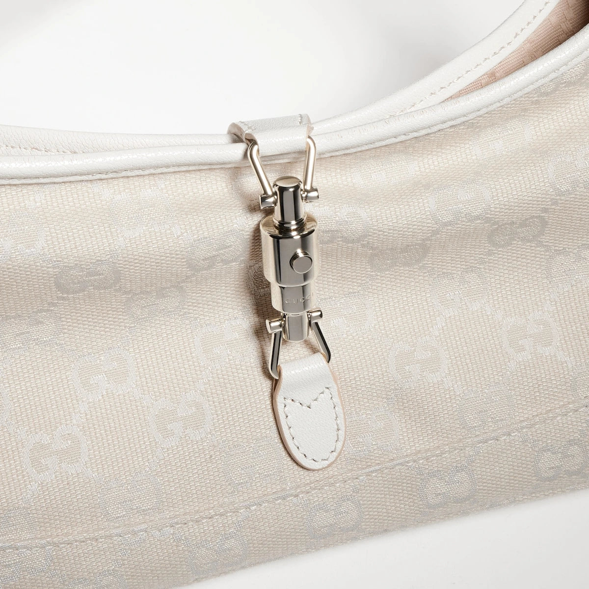 Gucci Jackie Slim Medium Shoulder Bag Beige
