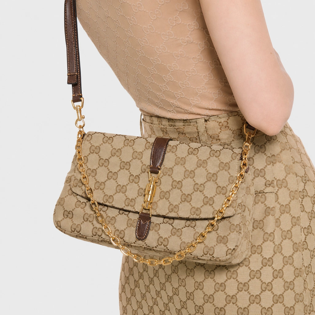 Gucci Aperitivo Medium Shoulder Bag Beige