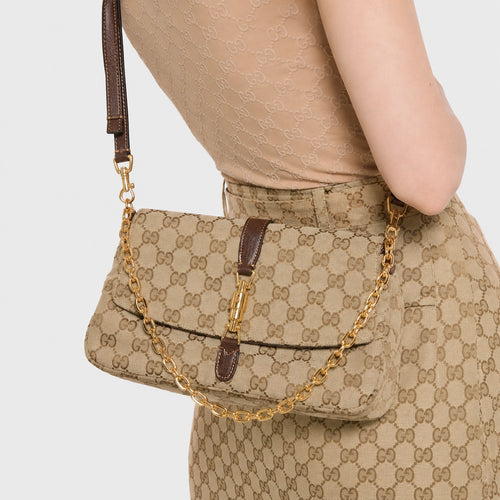 Gucci Aperitivo Medium Shoulder Bag Beige