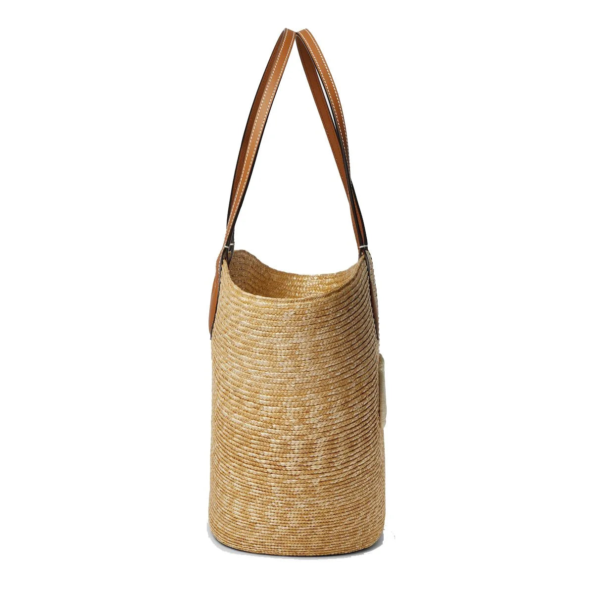 Gucci Medium straw tote with patch