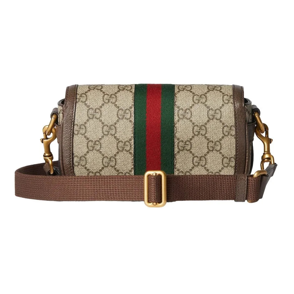 Gucci Monogram Shoulder Bag Beige