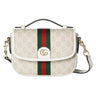Gucci Ophidia Small Top Handle Bag White