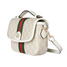 Gucci Ophidia Small Top Handle Bag White