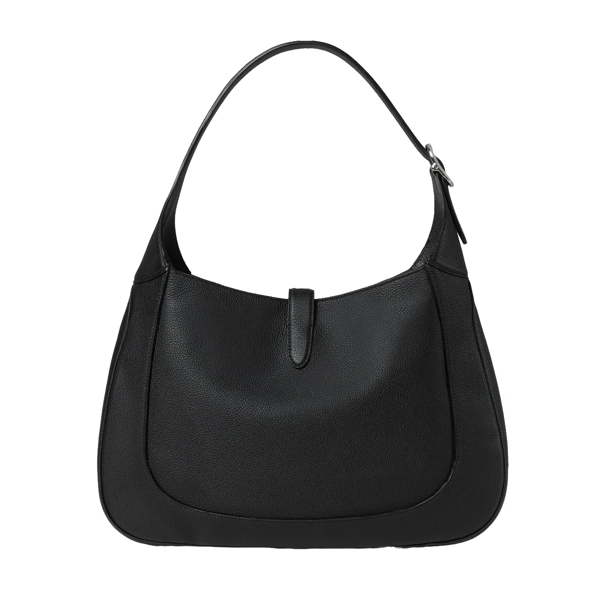Gucci Jackie 1961 small textured-leather shoulder bag Black